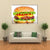 Tasty Cheeseburger Canvas Wall Art-1 Piece-Gallery Wrap-36" x 24"-Tiaracle