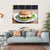 Tasty Burger Canvas Wall Art-4 Horizontal-Gallery Wrap-34" x 24"-Tiaracle