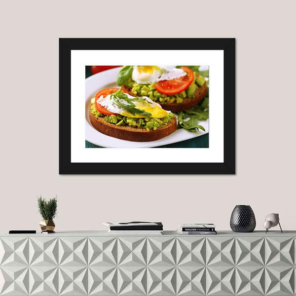 Tasty Sandwiches Canvas Wall Art-3 Horizontal-Gallery Wrap-25" x 16"-Tiaracle
