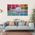 Tat Kuang Si Waterfalls Canvas Wall Art-5 Horizontal-Gallery Wrap-22" x 12"-Tiaracle