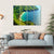 Taupo Bay In New Zealand Canvas Wall Art-4 Horizontal-Gallery Wrap-34" x 24"-Tiaracle