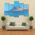 Tavolara Island On A Clear Day In Sardinia Canvas Wall Art-5 Pop-Gallery Wrap-47" x 32"-Tiaracle