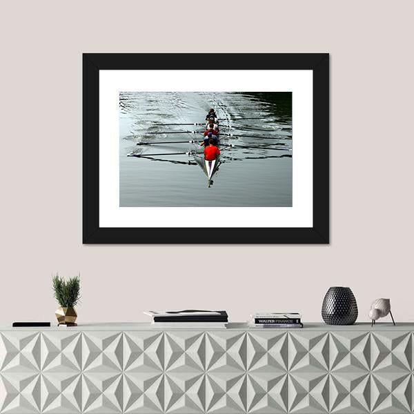 Teamwork For Success Canvas Wall Art-5 Horizontal-Gallery Wrap-22" x 12"-Tiaracle