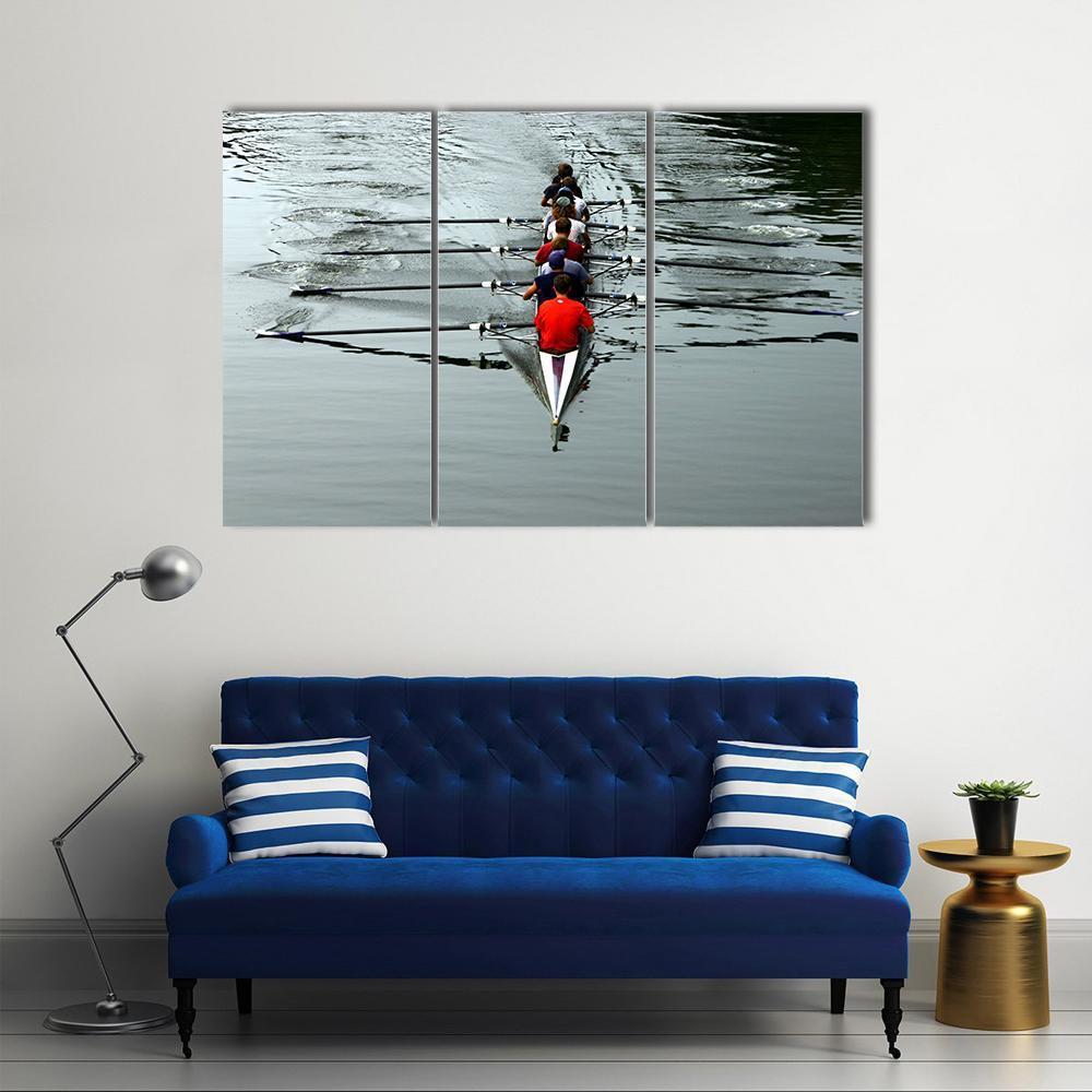Teamwork For Success Canvas Wall Art-3 Horizontal-Gallery Wrap-37&quot; x 24&quot;-Tiaracle