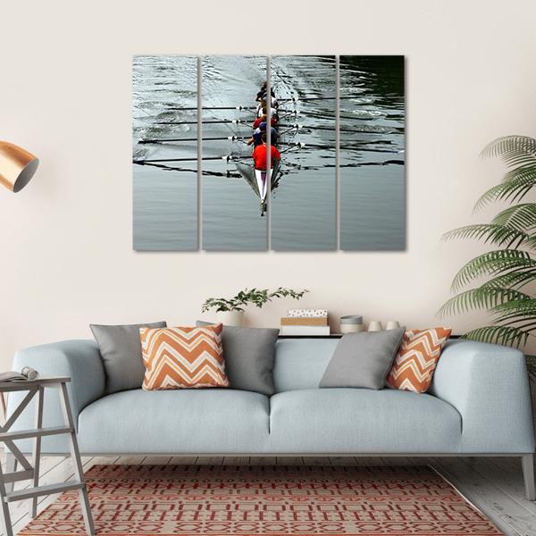 Teamwork For Success Canvas Wall Art-4 Horizontal-Gallery Wrap-34" x 24"-Tiaracle