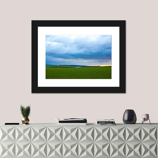Tempest In Scotland Canvas Wall Art-3 Horizontal-Gallery Wrap-25" x 16"-Tiaracle