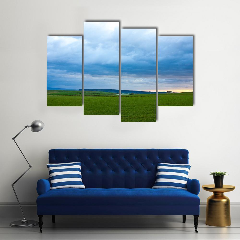 Tempest In Scotland Canvas Wall Art-4 Pop-Gallery Wrap-50" x 32"-Tiaracle