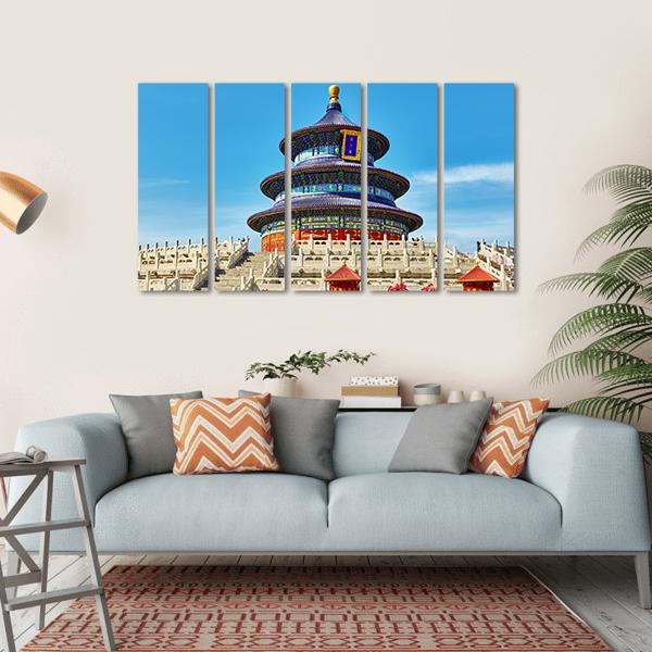 Temple Of Heaven Beijing Canvas Wall Art-5 Horizontal-Gallery Wrap-22" x 12"-Tiaracle