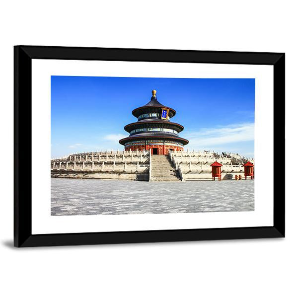Temple Of Heaven Beijing Canvas Wall Art-3 Horizontal-Gallery Wrap-25" x 16"-Tiaracle