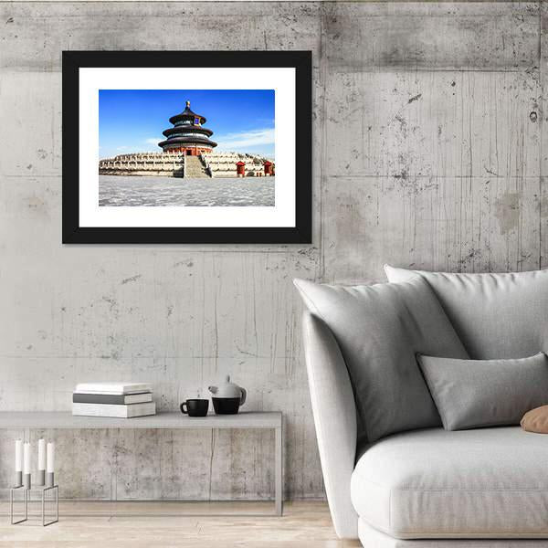 Temple Of Heaven Beijing Canvas Wall Art-5 Horizontal-Gallery Wrap-22" x 12"-Tiaracle