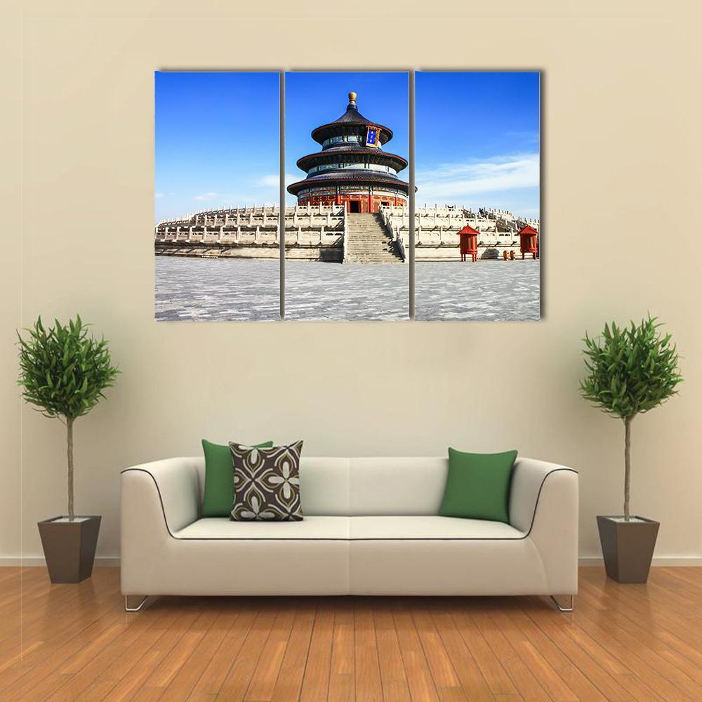 Temple Of Heaven Beijing Canvas Wall Art-3 Horizontal-Gallery Wrap-37" x 24"-Tiaracle