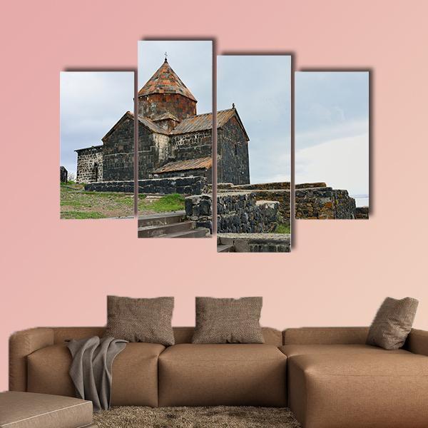 Shrine Of Armenian People Canvas Wall Art-4 Pop-Gallery Wrap-50" x 32"-Tiaracle