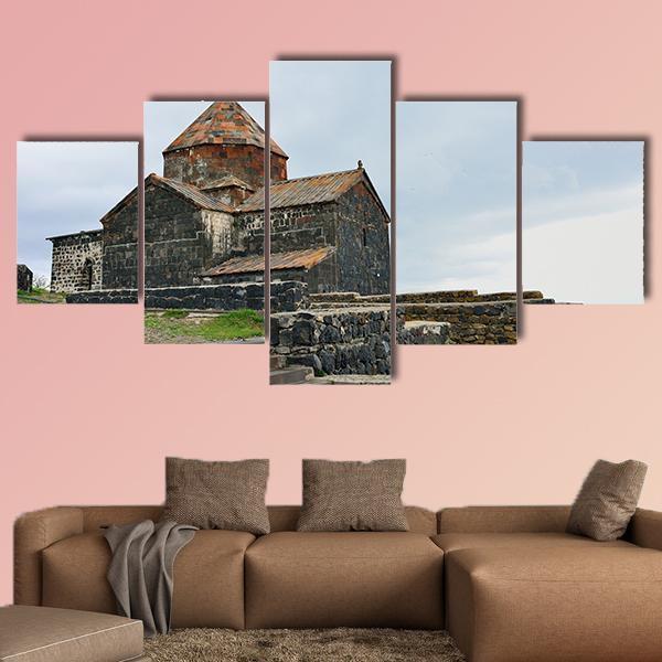 Shrine Of Armenian People Canvas Wall Art-5 Star-Gallery Wrap-62" x 32"-Tiaracle