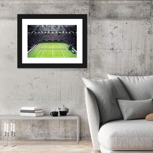 Tennis Stadium Canvas Wall Art-5 Horizontal-Gallery Wrap-22" x 12"-Tiaracle