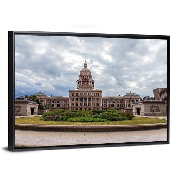 Texas Capital Building Canvas Wall Art-3 Horizontal-Gallery Wrap-25" x 16"-Tiaracle