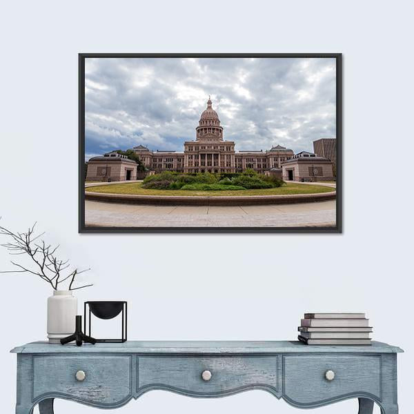 Texas Capital Building Canvas Wall Art-5 Horizontal-Gallery Wrap-22" x 12"-Tiaracle