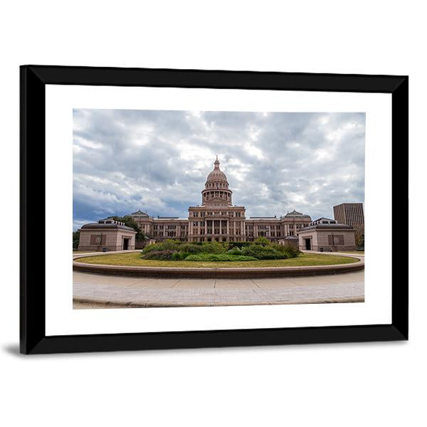 Texas Capital Building Canvas Wall Art-3 Horizontal-Gallery Wrap-25" x 16"-Tiaracle