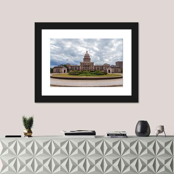 Texas Capital Building Canvas Wall Art-3 Horizontal-Gallery Wrap-25" x 16"-Tiaracle