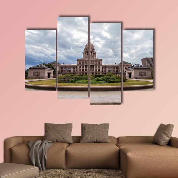 Texas Capital Building Canvas Wall Art-4 Pop-Gallery Wrap-50" x 32"-Tiaracle