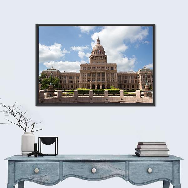 Texas State Capitol Building Canvas Wall Art-3 Horizontal-Gallery Wrap-25" x 16"-Tiaracle