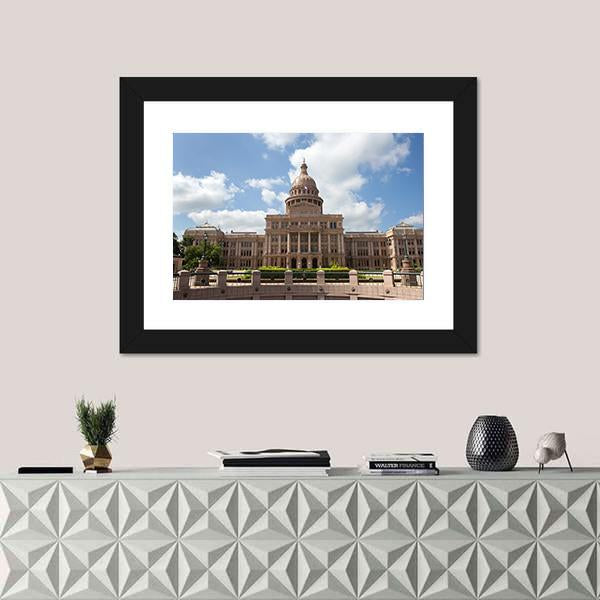Texas State Capitol Building Canvas Wall Art-3 Horizontal-Gallery Wrap-25" x 16"-Tiaracle