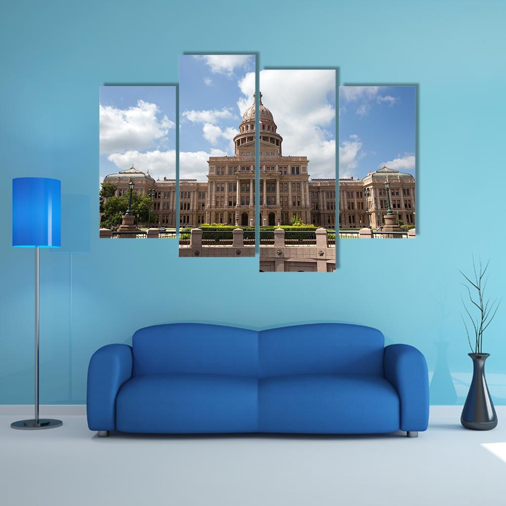 Texas State Capitol Building Canvas Wall Art-4 Pop-Gallery Wrap-50" x 32"-Tiaracle