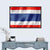 Thailand Flag Canvas Wall Art-5 Horizontal-Gallery Wrap-22" x 12"-Tiaracle