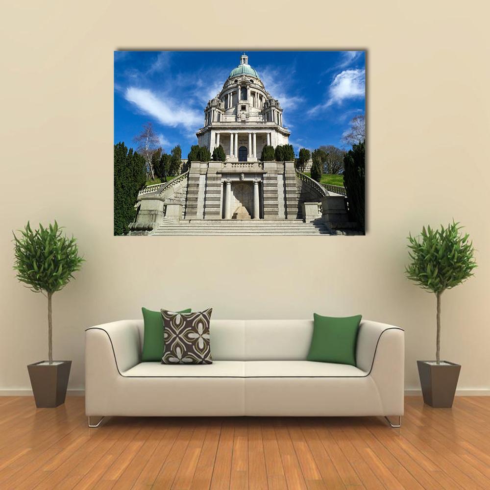 The Ashton Memorial Canvas Wall Art-4 Square-Gallery Wrap-17" x 17"-Tiaracle