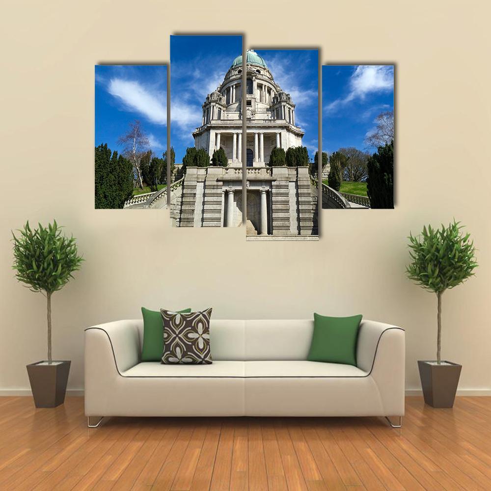 The Ashton Memorial Canvas Wall Art-4 Pop-Gallery Wrap-50" x 32"-Tiaracle