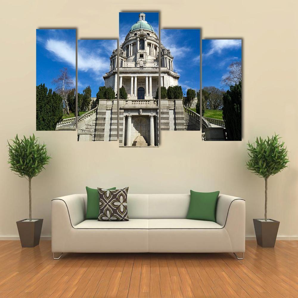 The Ashton Memorial Canvas Wall Art-5 Pop-Gallery Wrap-47" x 32"-Tiaracle