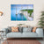 The Aval Cliff Canvas Wall Art-4 Horizontal-Gallery Wrap-34" x 24"-Tiaracle