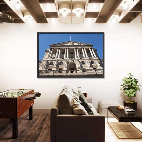 The Bank Of England Canvas Wall Art-5 Horizontal-Gallery Wrap-22" x 12"-Tiaracle