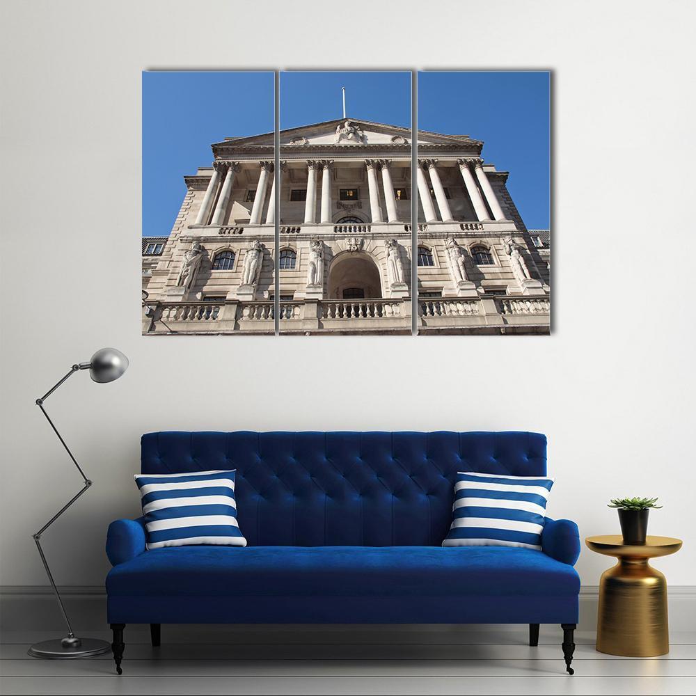 The Bank Of England Canvas Wall Art-3 Horizontal-Gallery Wrap-37" x 24"-Tiaracle