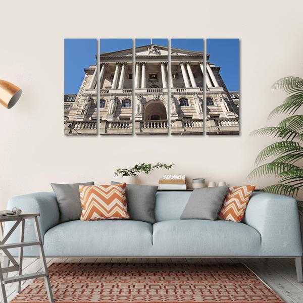 The Bank Of England Canvas Wall Art-5 Horizontal-Gallery Wrap-22" x 12"-Tiaracle