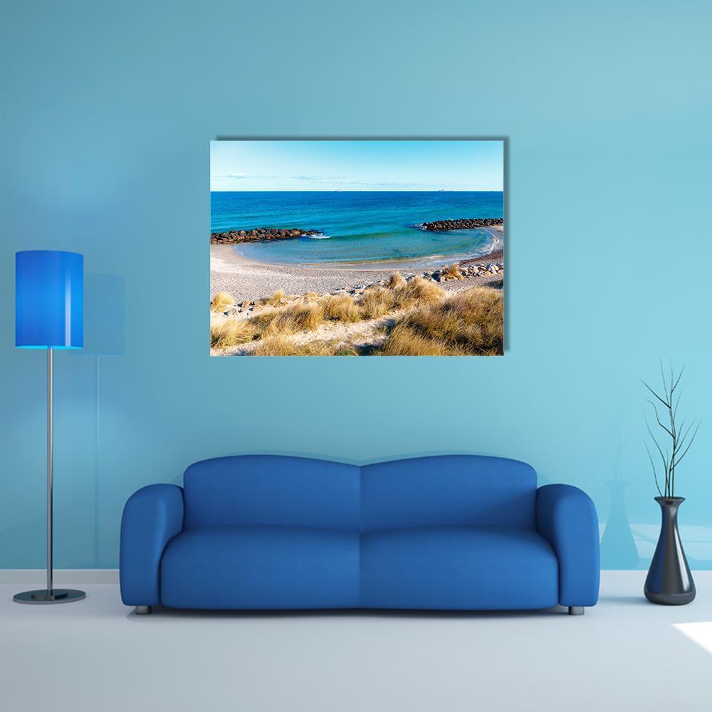 The Beach At Skagen Canvas Wall Art-5 Horizontal-Gallery Wrap-22" x 12"-Tiaracle