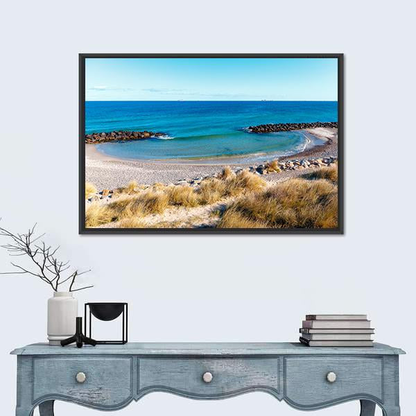 The Beach At Skagen Canvas Wall Art-3 Horizontal-Gallery Wrap-25" x 16"-Tiaracle