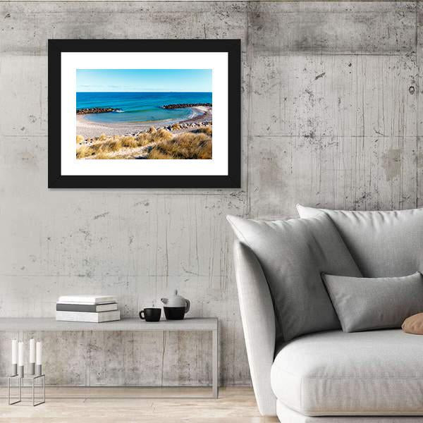 The Beach At Skagen Canvas Wall Art-3 Horizontal-Gallery Wrap-25" x 16"-Tiaracle