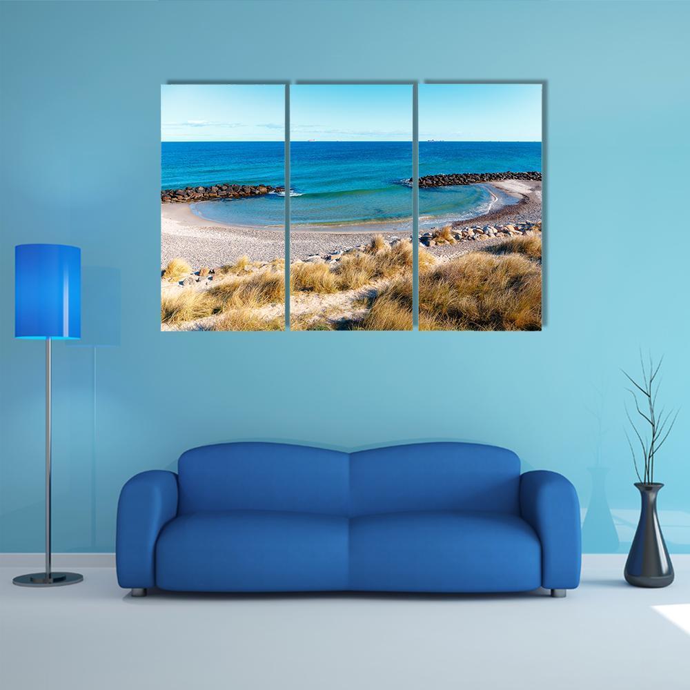 The Beach At Skagen Canvas Wall Art-3 Horizontal-Gallery Wrap-37" x 24"-Tiaracle