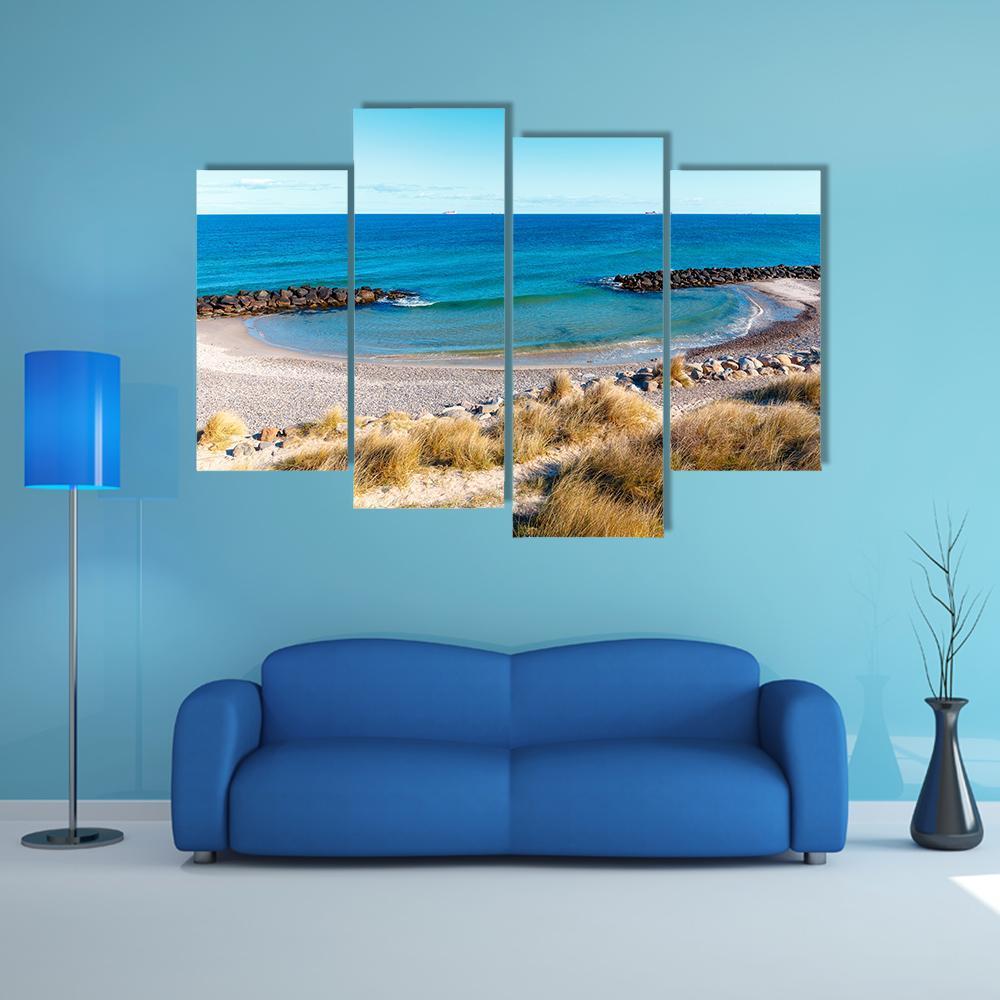 The Beach At Skagen Canvas Wall Art-4 Pop-Gallery Wrap-50" x 32"-Tiaracle