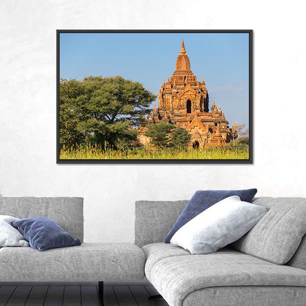 The Beautiful Tayok Pye Temple Canvas Wall Art-1 Piece-Floating Frame-24" x 16"-Tiaracle