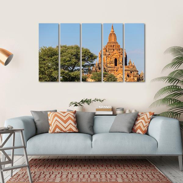 The Beautiful Tayok Pye Temple Canvas Wall Art-5 Horizontal-Gallery Wrap-22" x 12"-Tiaracle