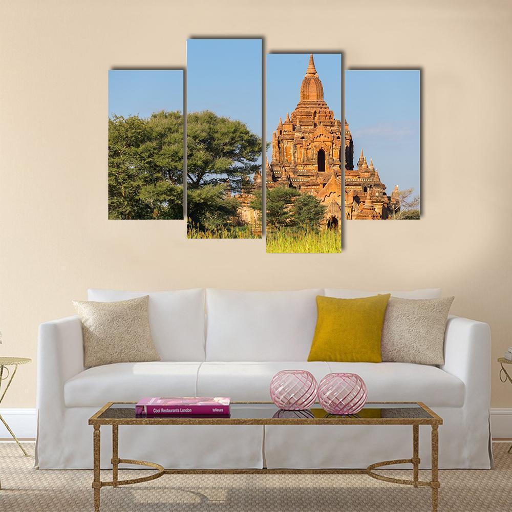 The Beautiful Tayok Pye Temple Canvas Wall Art-4 Pop-Gallery Wrap-50" x 32"-Tiaracle