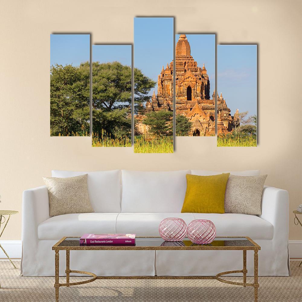 The Beautiful Tayok Pye Temple Canvas Wall Art-5 Pop-Gallery Wrap-47" x 32"-Tiaracle