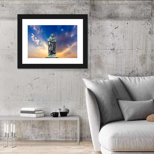 The Beethoven Monument Canvas Wall Art-3 Horizontal-Gallery Wrap-25" x 16"-Tiaracle