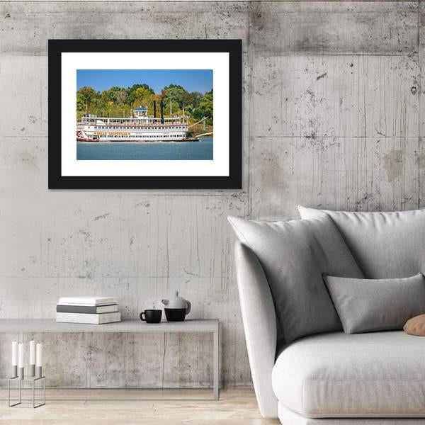 The Belle Of Louisville Canvas Wall Art-5 Horizontal-Gallery Wrap-22" x 12"-Tiaracle