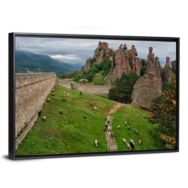 The Belogradchik Rocks Canvas Wall Art-3 Horizontal-Gallery Wrap-25" x 16"-Tiaracle