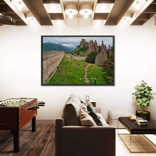 The Belogradchik Rocks Canvas Wall Art-5 Horizontal-Gallery Wrap-22" x 12"-Tiaracle