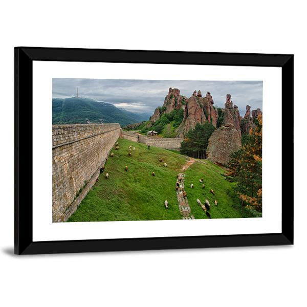 The Belogradchik Rocks Canvas Wall Art-3 Horizontal-Gallery Wrap-25" x 16"-Tiaracle