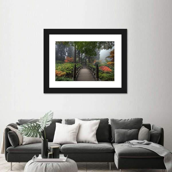 The Bridge In Portland Canvas Wall Art-1 Piece-Framed Print-20" x 16"-Tiaracle