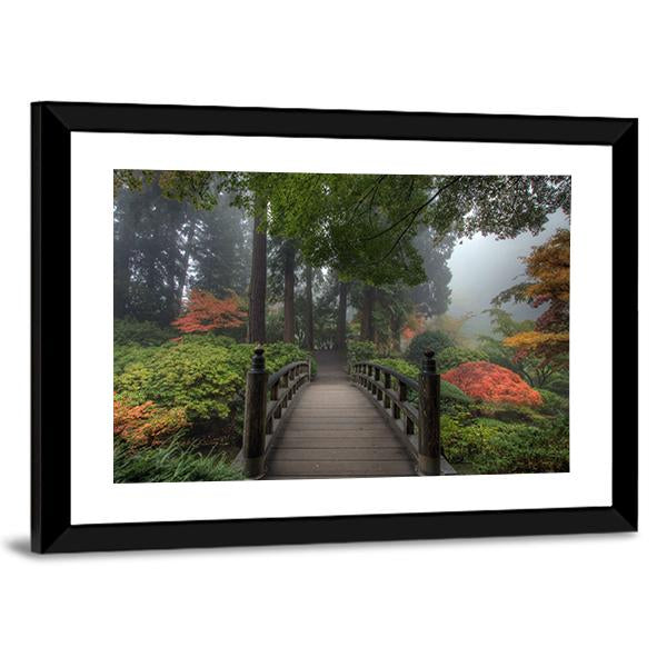 The Bridge In Portland Canvas Wall Art-3 Horizontal-Gallery Wrap-25" x 16"-Tiaracle